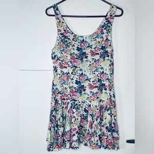 Vintage free people mini dress ruffle size 2